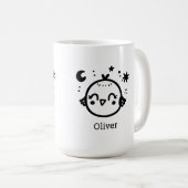 明るい雛 – かわいいズバードラインアート» コーヒーマグカップ (正面右)