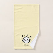 明るい雛 – かわいいズバードラインアート» バスタオルセット (ハンドタオル)