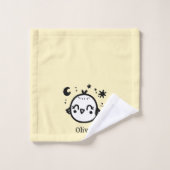 明るい雛 – かわいいズバードラインアート» バスタオルセット (ウォッシュタオル)