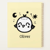 明るい雛 – かわいいズバードラインアート» プランナー手帳 (裏面)