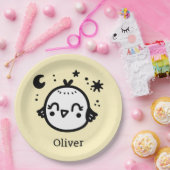 明るい雛 – かわいいズバードラインアート» ペーパープレート (パーティー)