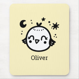 明るい雛 – かわいいズバードラインアート» マウスパッド