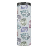 明るい離れグレーの背景に開いた作業の タンブラー (裏面)