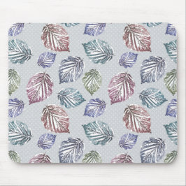 明るい離れグレーの背景に開いた作業の マウスパッド