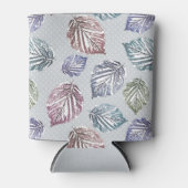 明るい離れグレーの背景に開いた作業の 缶クーラー (正面)