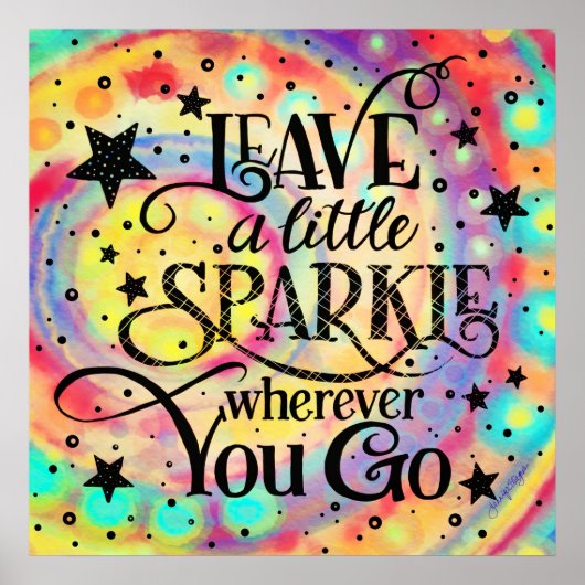 明るい離れ星の輝き ポスター (正面)