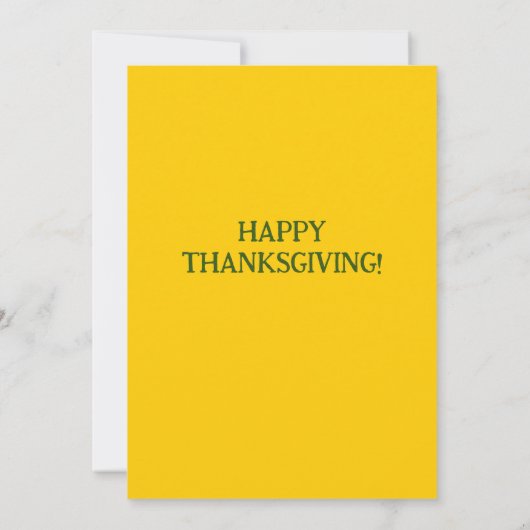 明るい離れ金ゴールド感謝祭の友与え達 招待状 (裏面)