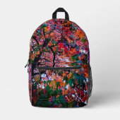明るい離れ プリントバックパック (正面)