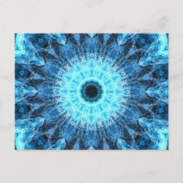 明るい雪の花 ポストカード