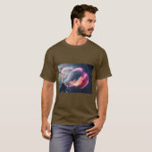 明るい電球の輝き - Tシャツのアート Tシャツ (正面フル)