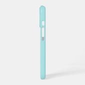 明るい青いカメの男の子のiPhoneケース iPhone 16ケース (左側面)