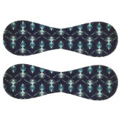 明るい青い宝石の上品な白熱［赤熱］光を放つ外観 ソフトボール (パネル)