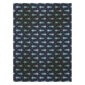 明るい青い宝石の上品な白熱［赤熱］光を放つ外観 テーブルクロス (正面)