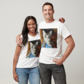 明るい青い瞳の子猫 Tシャツ (ユニセックス)