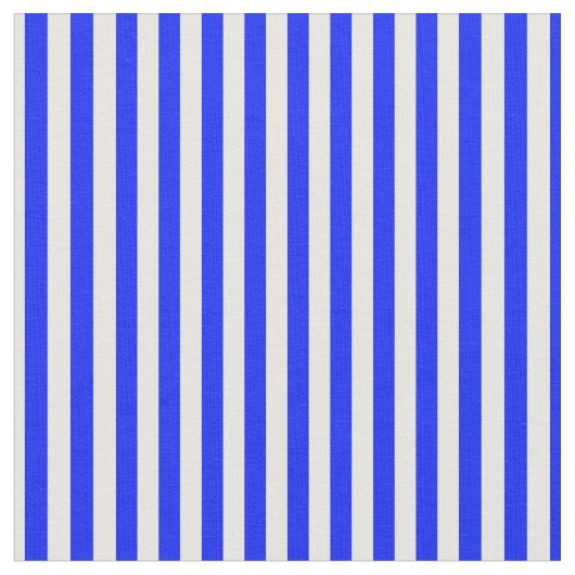 明るい青と白のストライプ ファブリック (クローズアップ)