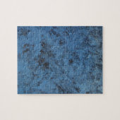 明るい青のヴィンテージ ジグソーパズル (横)