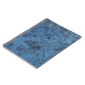 明るい青のヴィンテージ ノートブック (左側)