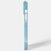 明るい青の氷表面 Case-Mate iPhoneケース (裏面 / 左)
