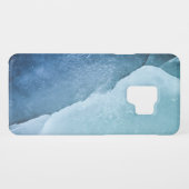 明るい青の氷表面 Case-Mate iPhoneケース (裏面(横))