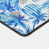 明るい青の熱帯水の色のパターン デスクマット (コーナー)