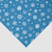 明るい青の白い雪 薄葉紙 (詳細)