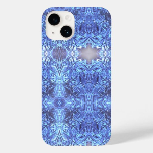 明るい青の結晶 Case-Mate iPhoneケース (裏面)