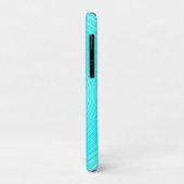 明るい青の背景の明るい青の円 Case-Mate iPhoneケース (裏面/左)