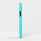 明るい青の背景の明るい青の円 Case-Mate iPhoneケース (裏面/右)