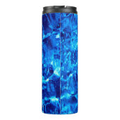 明るい青の背景 タンブラー (裏面)