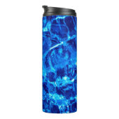 明るい青の背景 タンブラー (回転右)