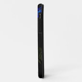 明るい青の花W/ウォータードロップiPhone 5ケース Case-Mate iPhoneケース (裏面/左)