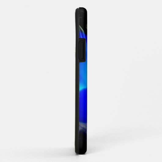 明るい青の花W/ウォータードロップiPhone 5ケース Case-Mate iPhoneケース (裏面/右)