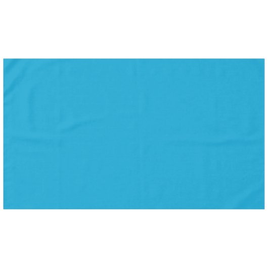 明るい青 テーブルクロス (正面(横))