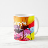 明るい面の常の傘の//の一見 コーヒーマグカップ (正面右)