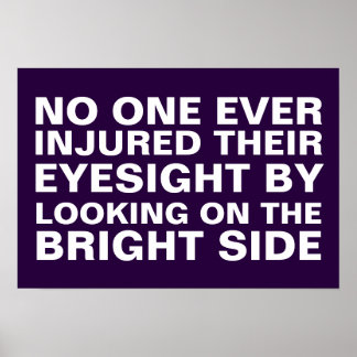 明るい面を見る ポスター