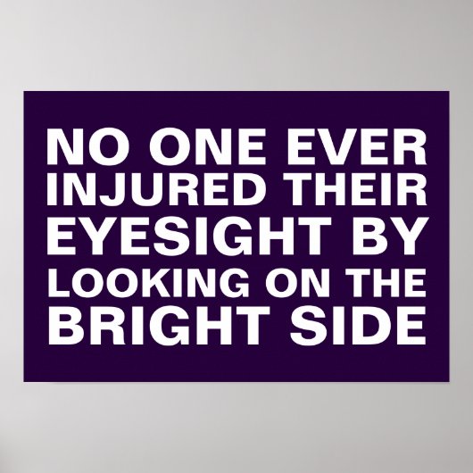 明るい面を見る ポスター (正面)