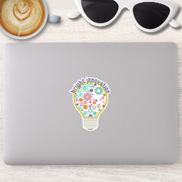 明るい革新電球 シール