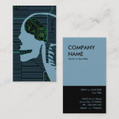 明るい頭蓋骨 名刺 (正面/裏面)