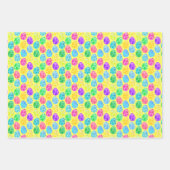 明るい飾イースターエッグ ラッピングペーパーシート (正面)