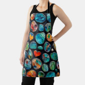 明るい飾絵を描り石 エプロン (インサイチュ)