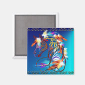 明るい馬磁石 マグネット (正面/裏面)