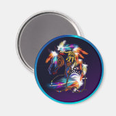 明るい馬磁石 マグネット (正面/裏面)