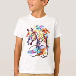 明るい馬Tシャツ Tシャツ
