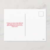 明るい魅力的青と赤の愛国的なカップケーキ シーズンポストカード (裏面)