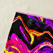 明るい鮮やかな放射パターン ビーチタオル (インサイチュ)