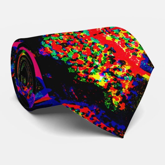 明るい鮮やかネオ熱狂するソックス ネクタイ (ロール)