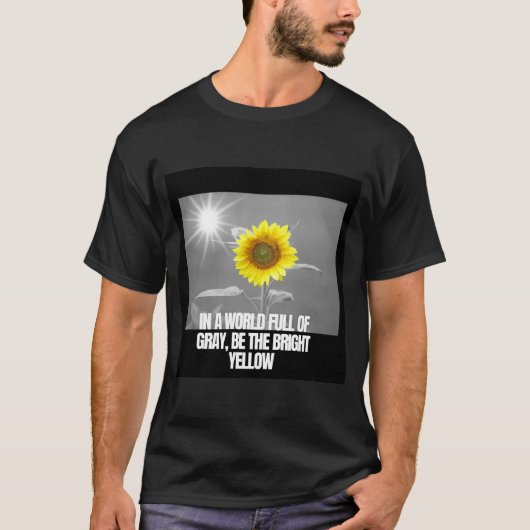 明るい黄色で輝け 🌻 Tシャツ (正面)