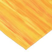 明るい黄色とオレンジの縦のストライプ テーブルクロス (アングル)
