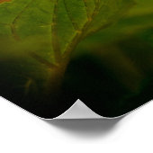 明るい黄色のひまわり色の魅力的なフィールド ポスター (角)