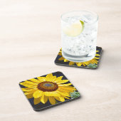 明るい黄色のひまわり コースター (右側)